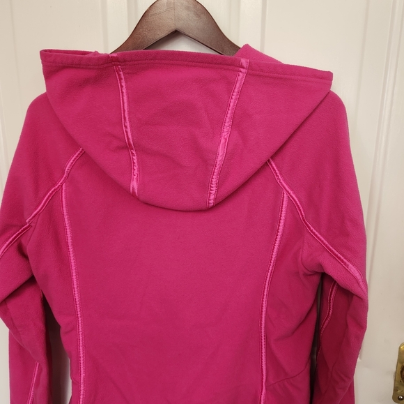 Vintage Nike full zip fleece hoodie log on sleeve, pockets with zippers. - Picture 7 of 10